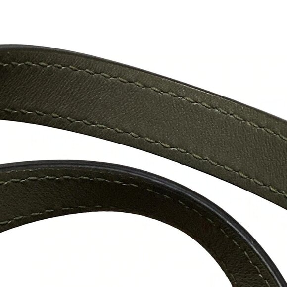 JIMMY CHOO - Khaki Leather Handbag - Picture 2 of 9